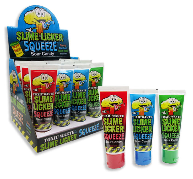 Slime Licker Squeeze Sour Candy Choose Flavor, 2.47 oz Howdy Market
