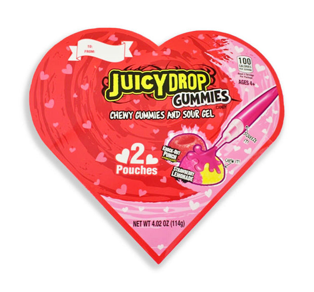 Juicy Drop Gummies Heart Box - Valentine