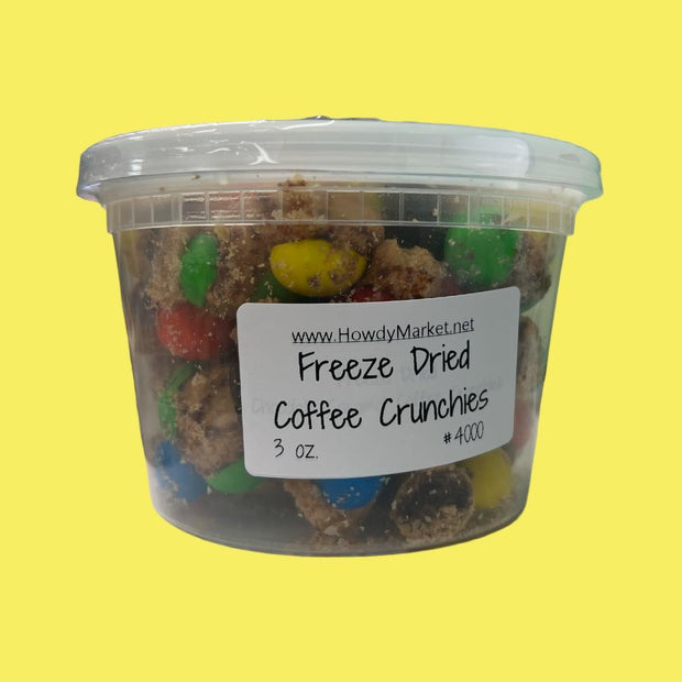 Freeze Dried Coffee Crunchies- 3 Oz