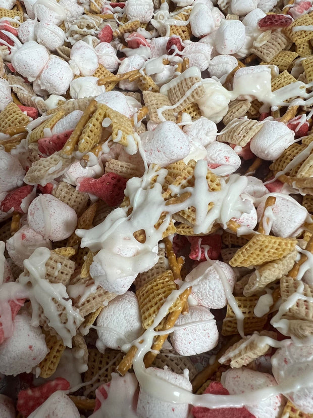 Snack Mix - White Chocolate Strawberry