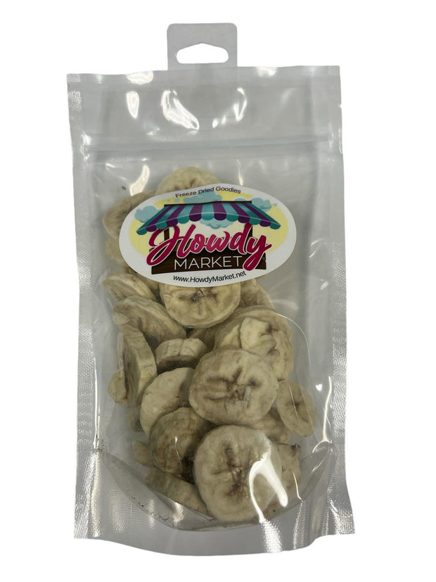 Freeze Dried Bananas - 2 oz