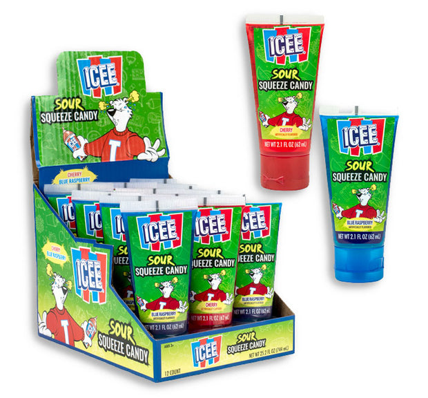 Icee Sour Squeeze Candy - Choose Flavor 2 oz (One)