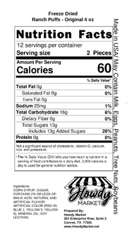 Freeze Dried Rancher Puffs Choose Flavor/Size - READ DISCLAIMER BELOW