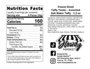 Freeze Dried Salt Water Taffy Taster 6pc