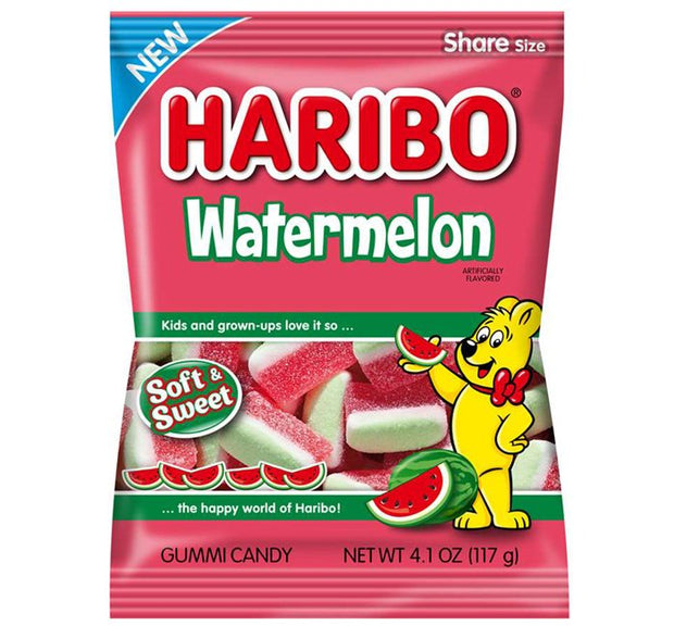 Haribo Watermelon Gummi Candy - 4.1 oz
