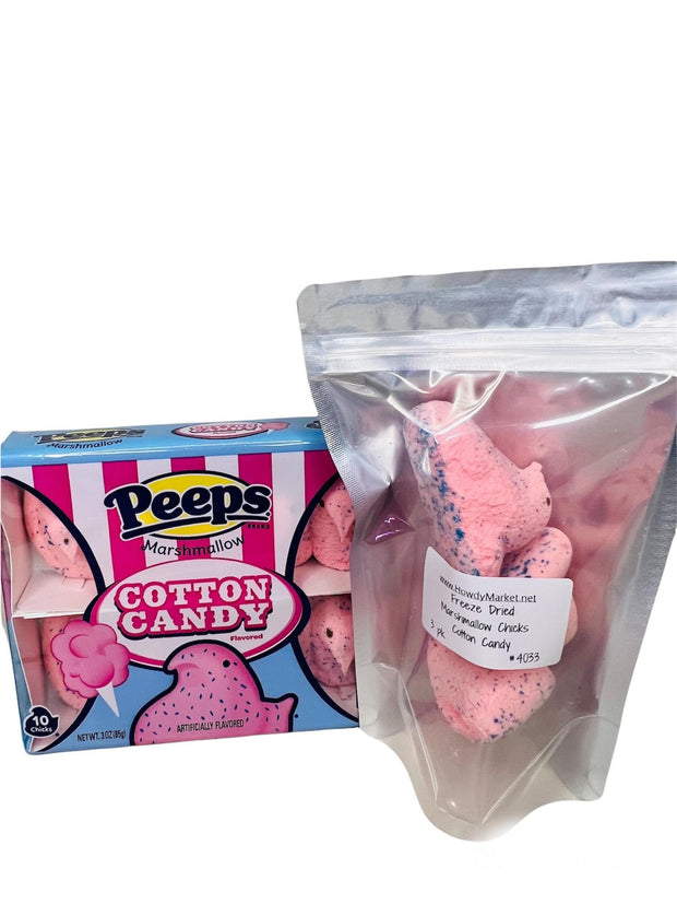 Freeze Dried Marshmallow Chicks - Cotton Candy
